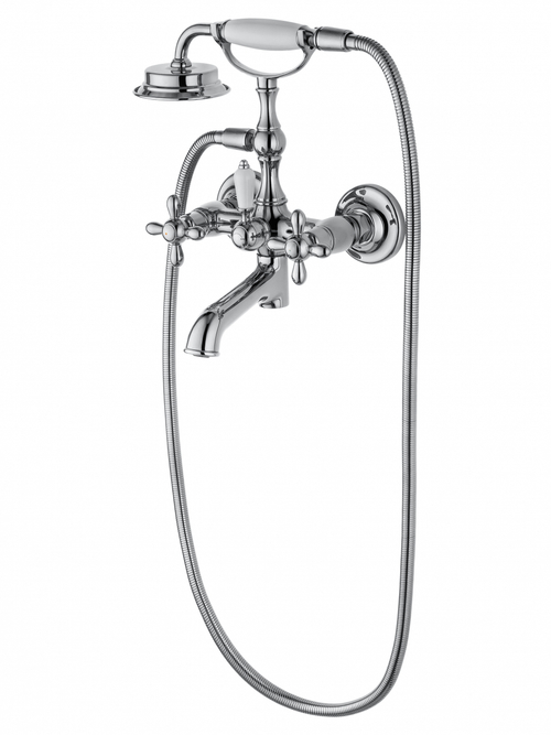 Смеситель для ванны с душем WONZON & WOGHAND RETRO, Хром (WW-88639020-CR)