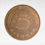 Germany, 5 Pfennigs, 1978, (Karlsruhe Mint - "G"), VF
