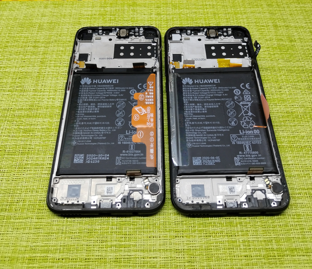 Honor 9C (AKA-L29) / Huawei P40 Lite E (ART-L29N) Дисплейный модуль (в сборе с тачскрином и аккумулятором) (в рамке) (ORIG-SP)