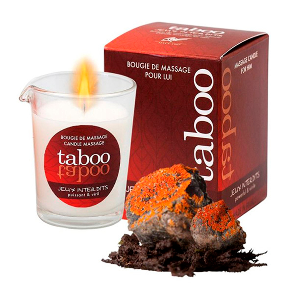 Массажная аромасвеча для мужчин Запрещенные игры Ruf Taboo Jeux interdits 60г