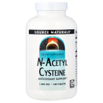 Source Naturals, N-ацетилцистеин, 1000 мг, 180 таблеток