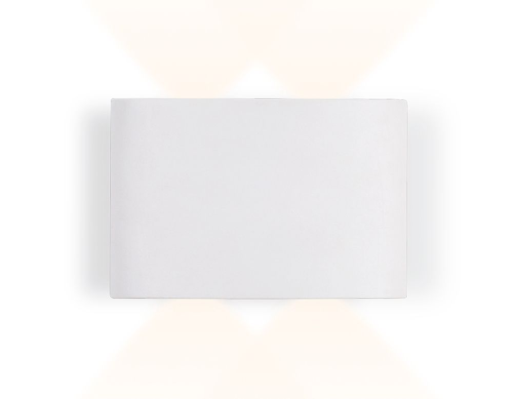 Настенный светодиодный светильник FW142 WH/S белый/песок LED 3000K 4W 120*80*40