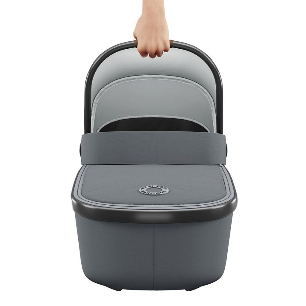 Детская коляска Maxi-Cosi Leona² Oria 3 в 1 с автокреслом CabrioFix Essential graphite 1204390110 Twillic Black/1507050110 Essential Grey