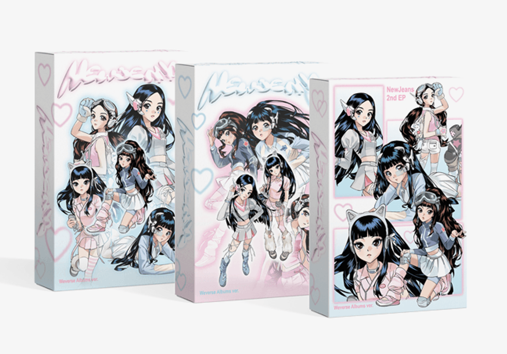 Альбом NewJeans - 2nd EP 'Get Up' Weverse Albums ver.