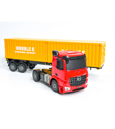 Радиоуправляемый тягач на 2 контейнера Double Eagle Mercedes-Benz Arocs 1/26 2.4G RTR
