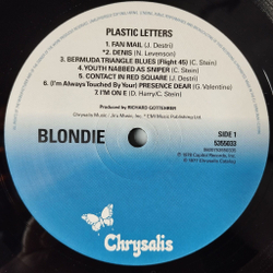 Винтажная виниловая пластинка LP Blondie Plastic Letters (EU 2015)