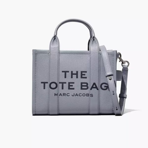 Сумка-тоут Marc Jacobs THE LEATHER SMALL TOTE BAG WOLF GREY