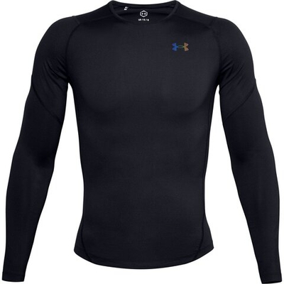 Теннисная футболка Under Armour Rush Heatgear 2.0 Comp LS - Black