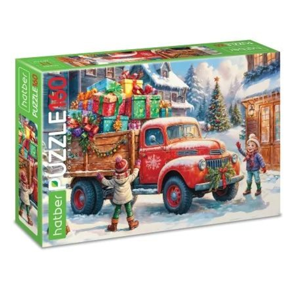 Пазлы 160 элементов 330*220мм. "Волшебный грузовик"