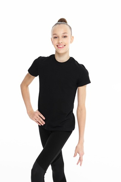 Леггинсы с усиленным коленом и резинкой под стопу Black