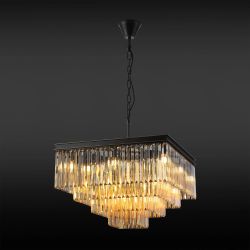 Citilux Мартин CL332242 Люстра хрустальная подвесная Шампань