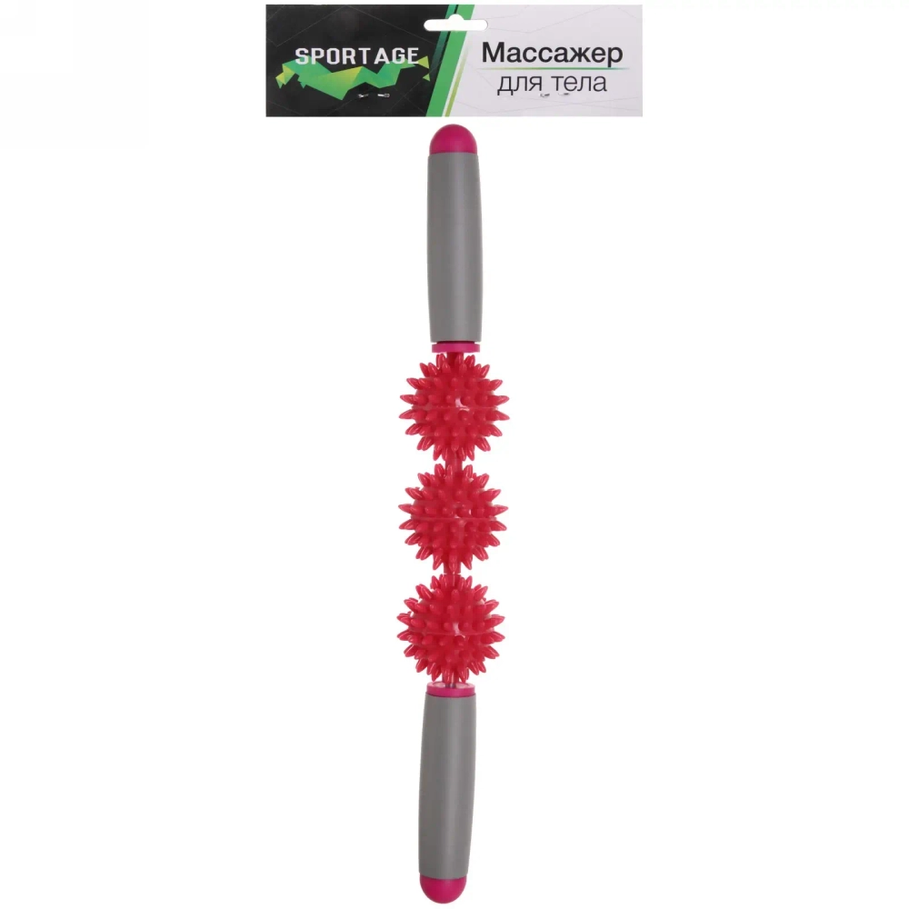 Массажер для тела Sportage «Perfection» универсальный (3 ролика) 41*5.5 см, микс цветов