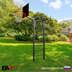 Уличная шведская стенка Sv Sport У401К (Турник/Щит баскет)