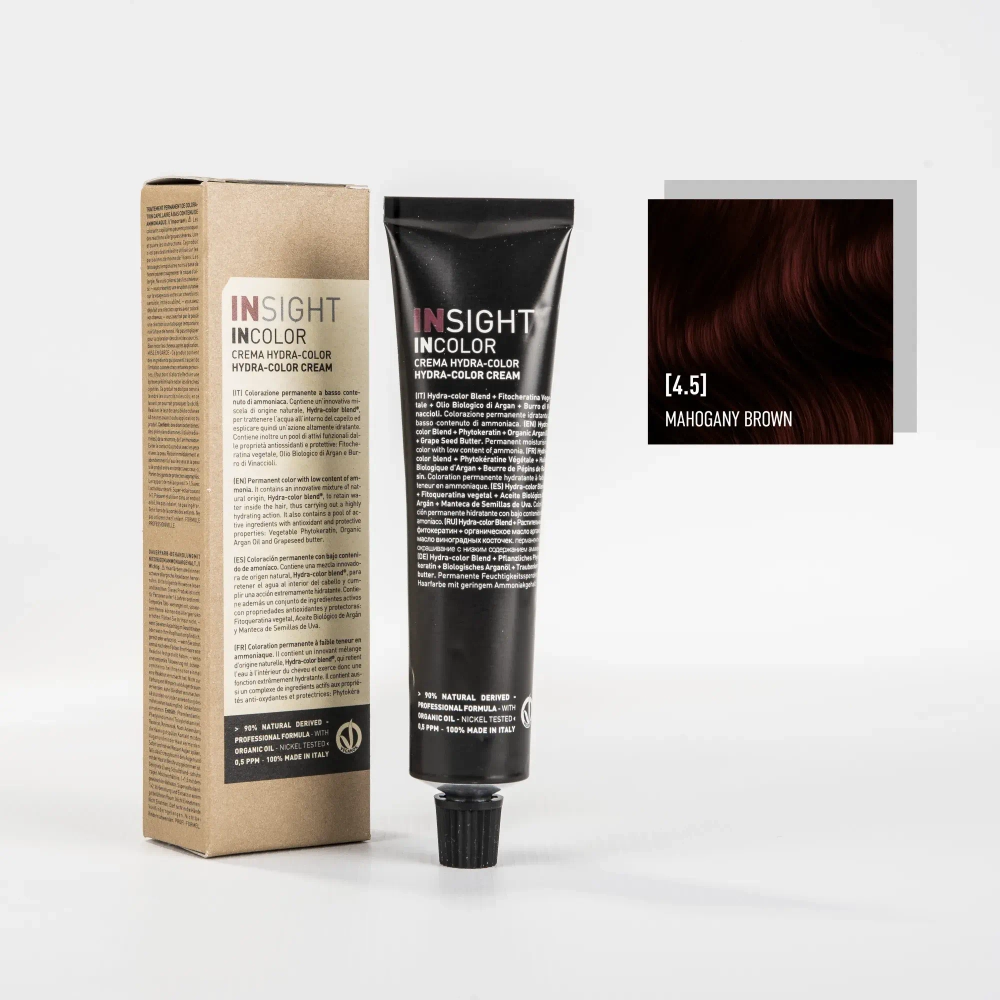 Краска для волос 4.5 махагоновый коричневый INCOLOR INSIGHT PROFESSIONAL, 100 мл