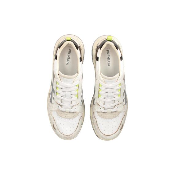 Premiata Suede Low-Top 'White Grey'