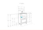 Тумба под раковину AQUATON Норма 65