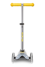 Самокат Mini Micro Deluxe Flux LED неоновый желтый