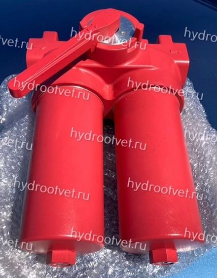 WKFLNDBN/HC250DDF10C1.X - Линейный фильтр гидравлический сдвоенный модели FLND тонкость фильтрации 10 мкм, типоразмер 250, вид присоединения: резьба G11/2, материал корпуса - алюминий, рабочее давление до 25 бар, электрический индикатор загрязнения