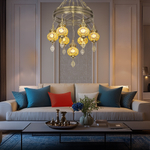 Citilux Каир CL419165 Люстра подвесная Мозаика Янтарь