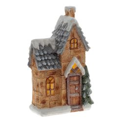 GAEM Фигурка декоративная "Домик" (подсветка, 3хААА, не прилаг.), L19 W11 H33 см, 2в.