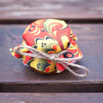 Бонбоньерка с медом на свадьбу, 35 грамм, стиль "Хохлома"