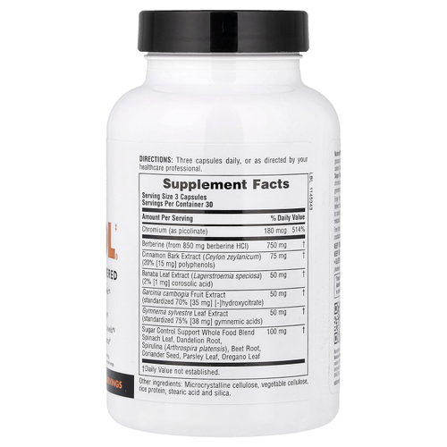 NaturesPlus, Keto Living™, Sugar Control®, 90 капсул