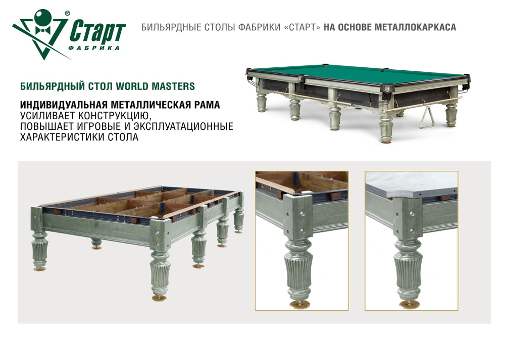 Бильярдный стол Master Worlds