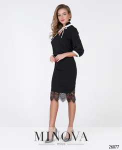 Блуза 1049-1-черный Minova