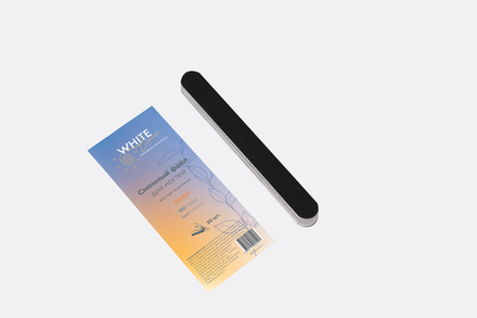 Файлы сменные для пилки Овал мягкая подложка 180грит черный (30шт) White Line