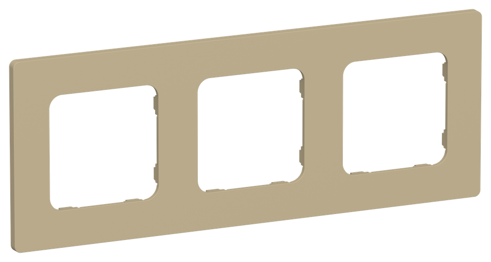 FLITE Рамка 3-местная РУ-3-К-ФлХ хаки IEK