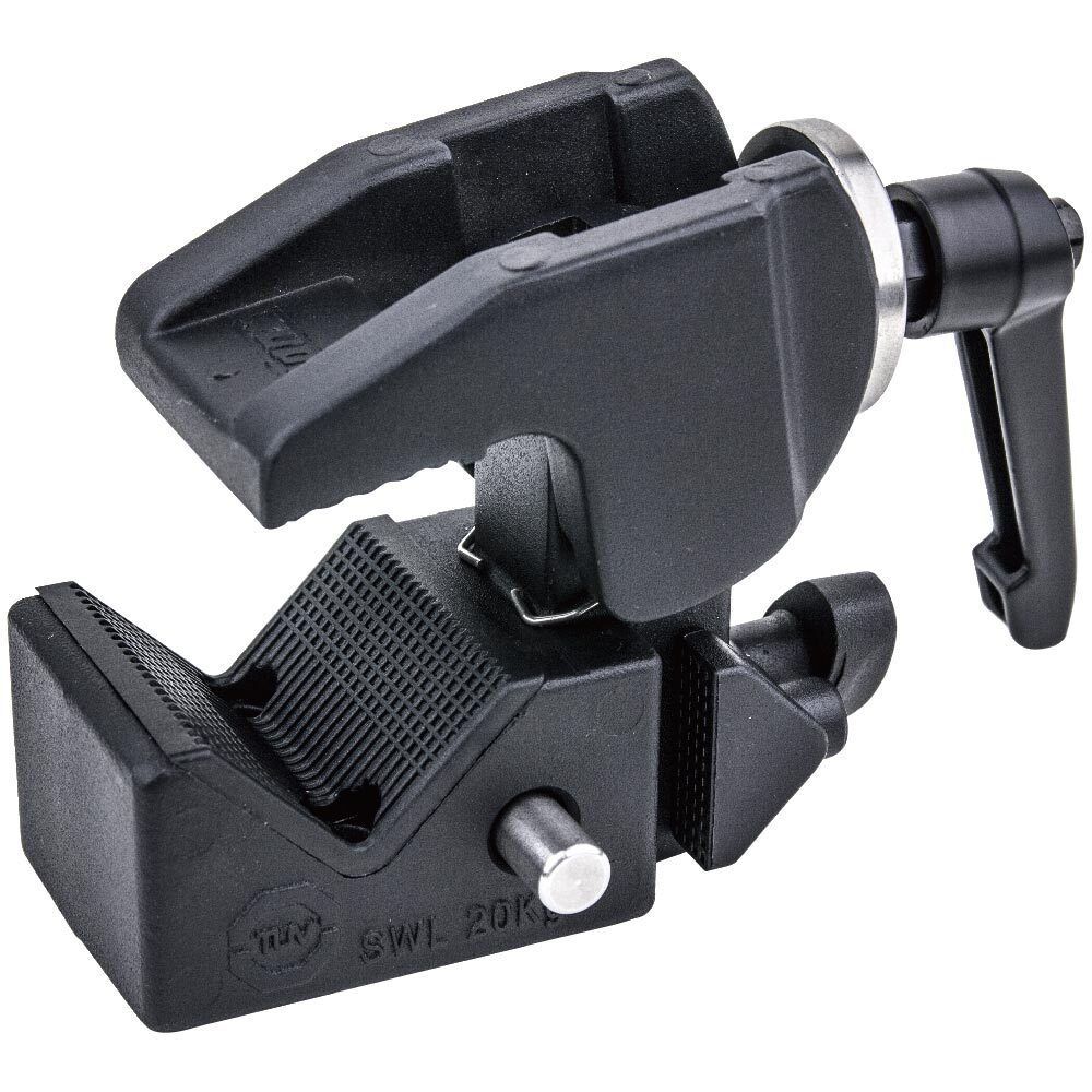 Зажим KUPO KCP-710B CONVI CLAMP BLACK W/RATCHET HANDLE &amp; KCP-7SDL SADDLE