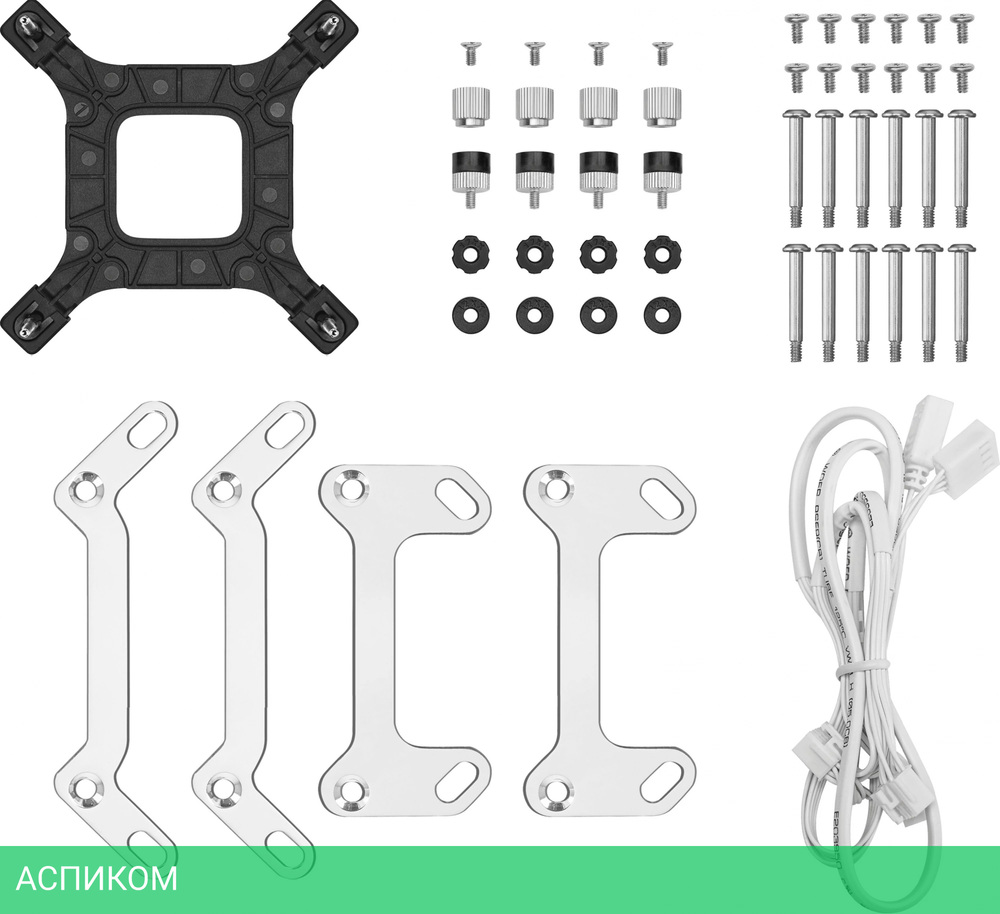 Система жидкостного охлаждения для процессора DeepCool LD360 WH белый (R-LD360-WHDMMN-G-1)