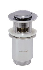 Донный клапан с перел. GANZER  F-5   КРУГЛ/МАЛ