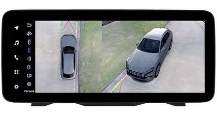 Магнитола Audi Q2 2016-2022 - Teyes LUX ONE 360 монитор 12.3" 2K QLED на Android 10, CarPlay, 4G SIM-слот, 6/128 ГБ, 4 камеры в комплекте