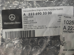 Накладка двери передней левой Mercedes S W223 Новая Оригинал A2236903300