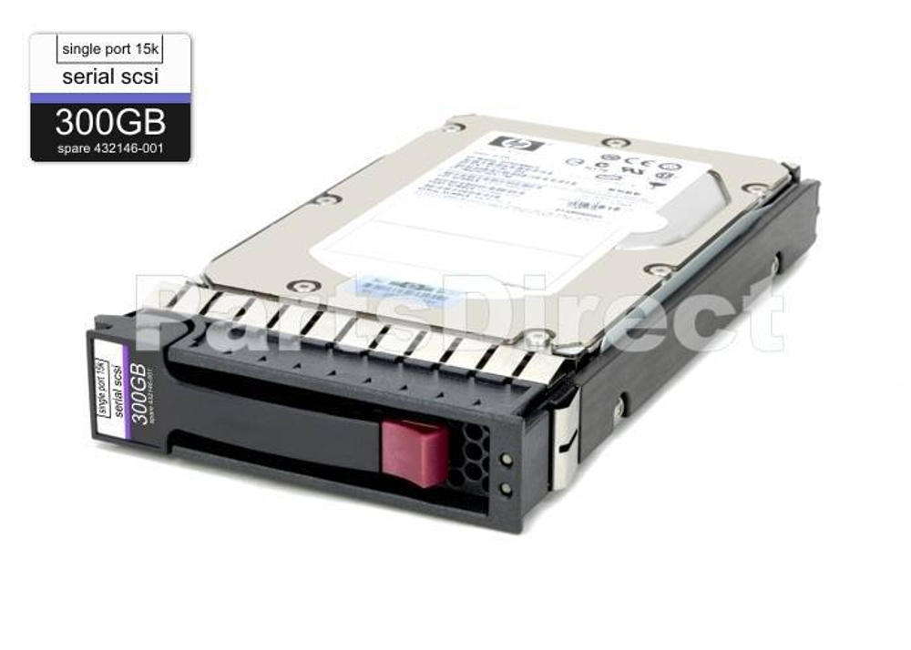 Жесткий диск HPE 431944-S21 HP 300-GB 3G 15K 3.5 SP SAS