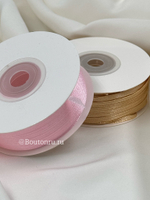 Лента атласная розовая 3 мм