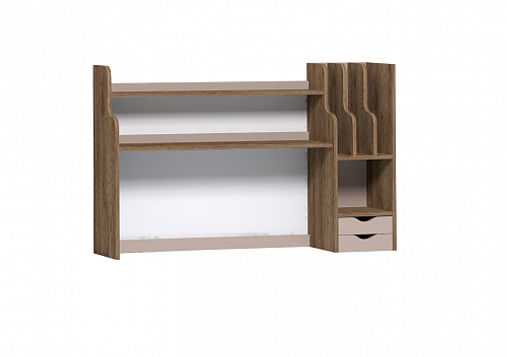 Стеллаж-надстройка Nature 85, дуб табачный
