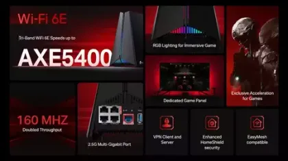 TP-Link представила игровой роутер Archer GXE75 в форме пирамиды