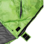 Спальный мешок пуховый Premier fishing зеленый 210х72см (t-5C) (PR-SB-210x72-G)