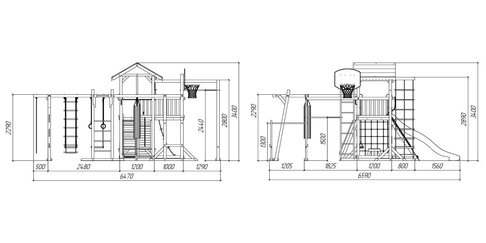 Детская площадка Савушка "Семейная" COMFORT