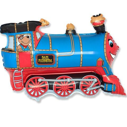 Поезд синий