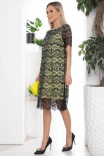 Платье Шантильи черное П10121 LT Collection