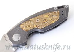 Нож CKF PeaceDuke М390, Мокумэ Кастом, дизайн Малышевфотография - 4