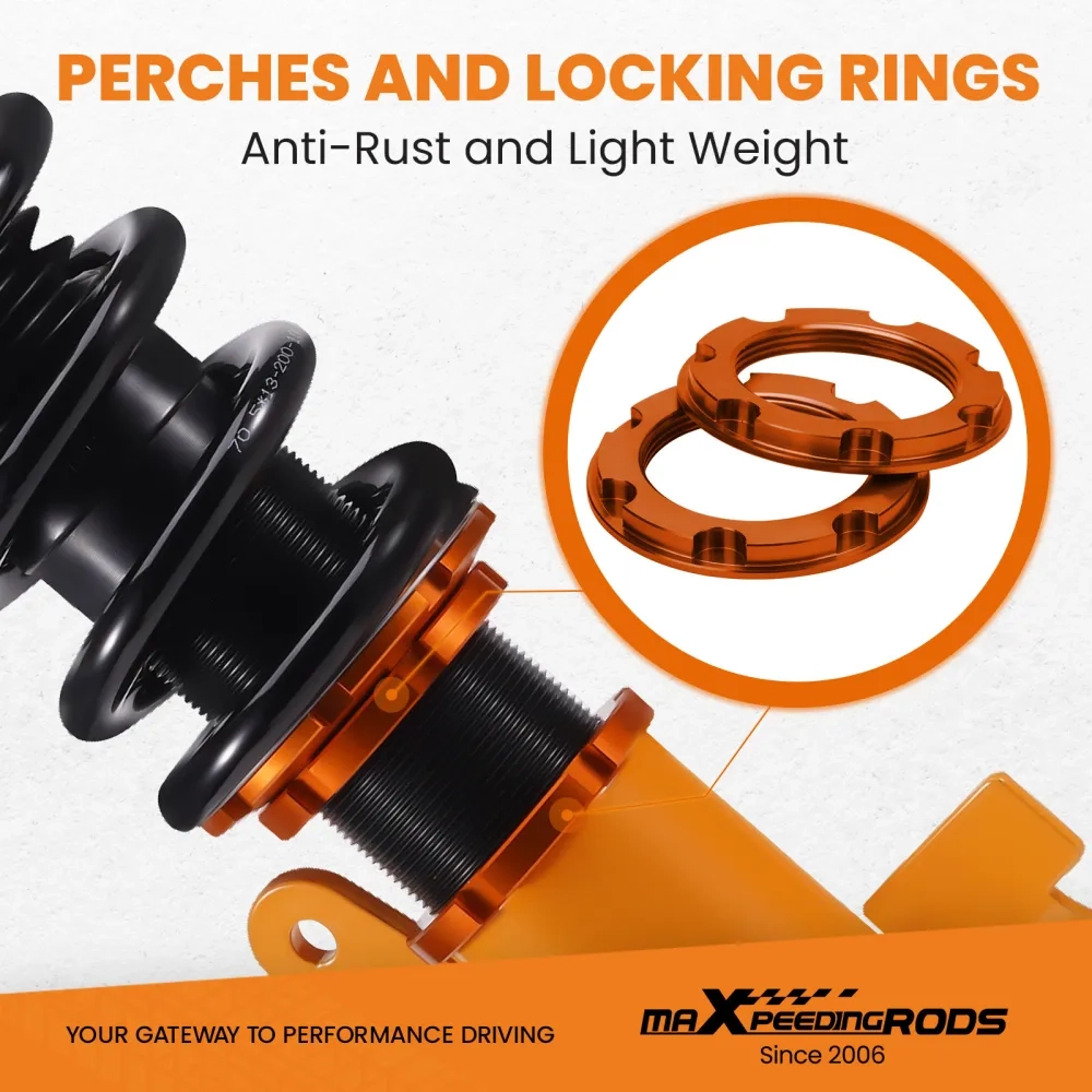 Coilover Suspension Kit подходит для автомобиля Mazda 3 Hatchback 2004-09 Adj. Height Struts Shocks lowering kit