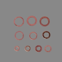 Шайбы уплотнительные медные в наборе 100шт