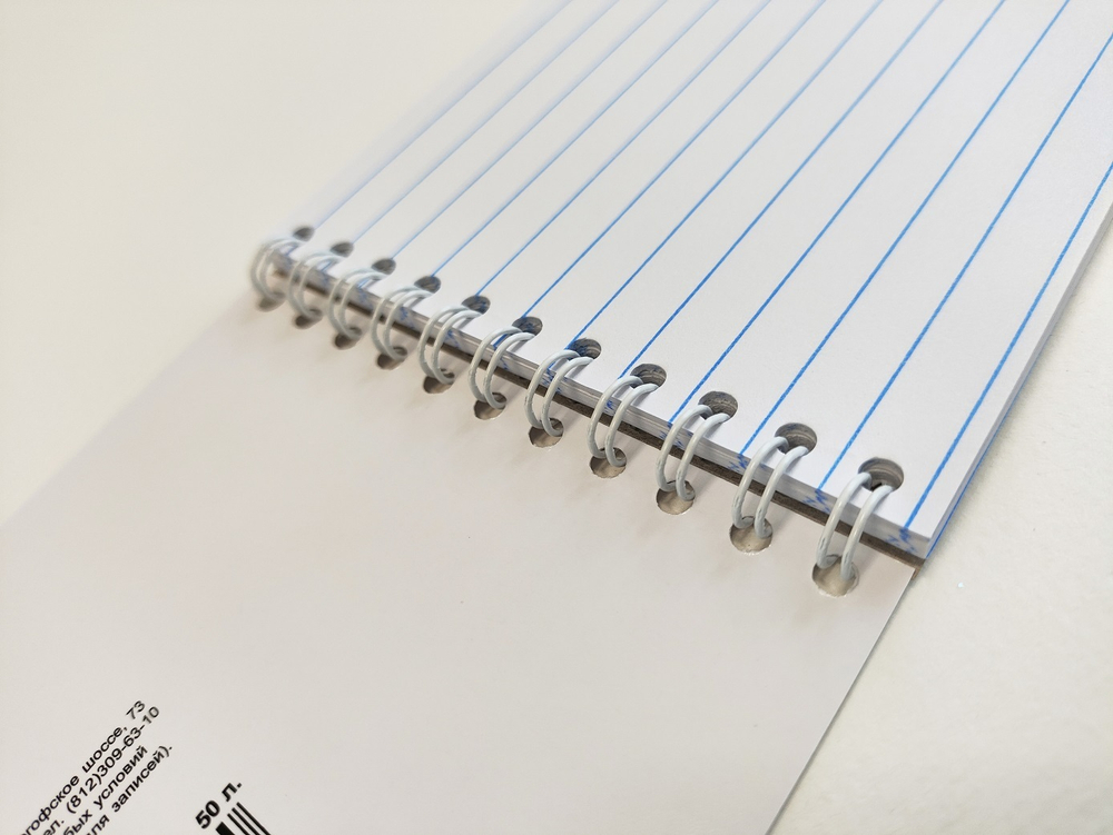 Блокнот PROSTO БЛОКНОТ в линейку, А6+ горизонтальный 50 листов (бумага 2 сорт)