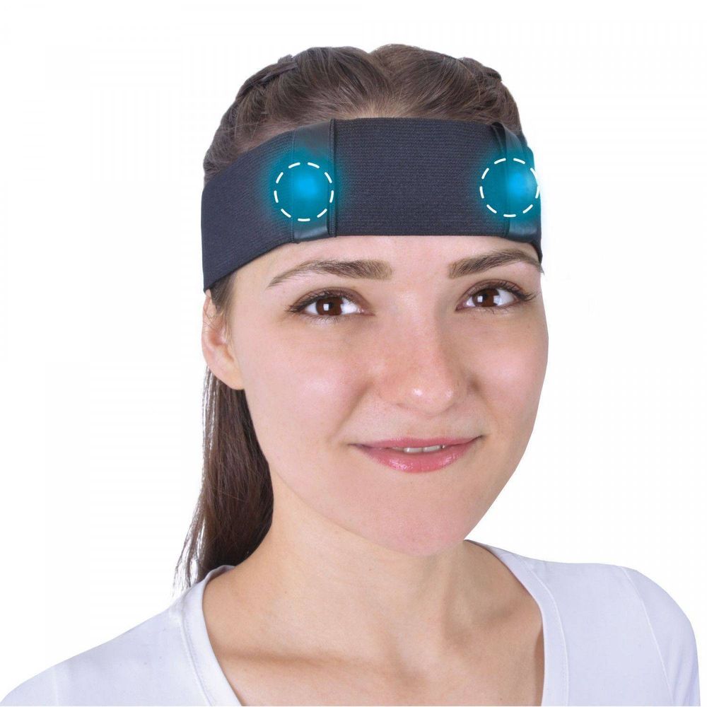 Бандаж на голову с аппликаторами биомагнитными медицинскими А-150 Крейт