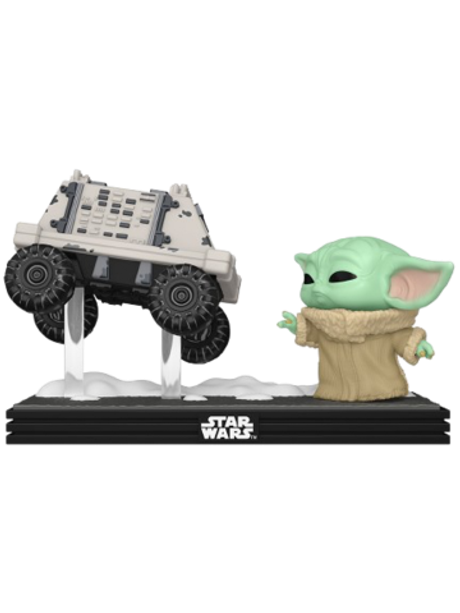 Фигурка Funko POP! Moment Bobble Star Wars M & G Grogu with Polar Mouse Droid