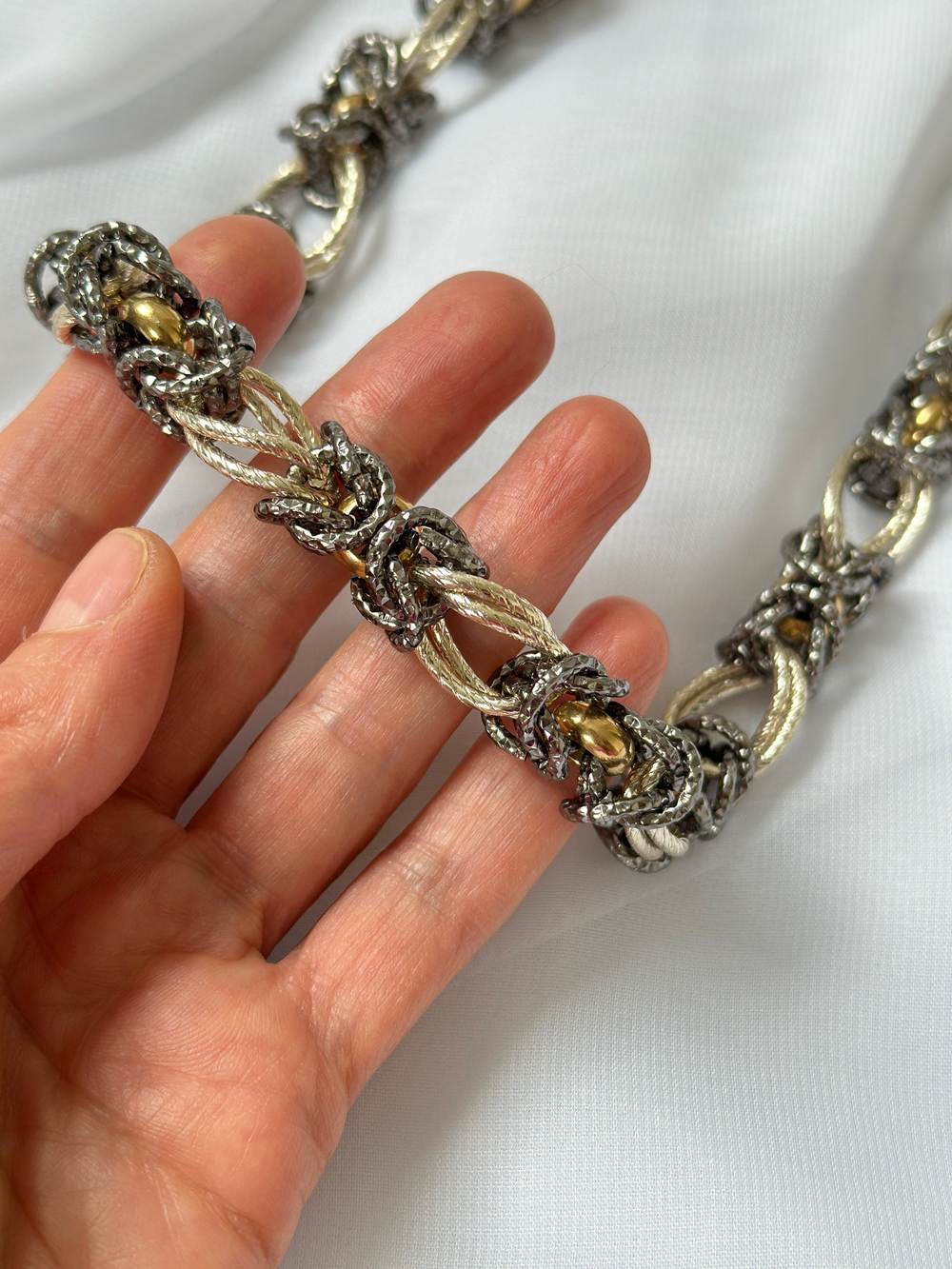 HMG 1132 G Колье королевское плетение арт.1950